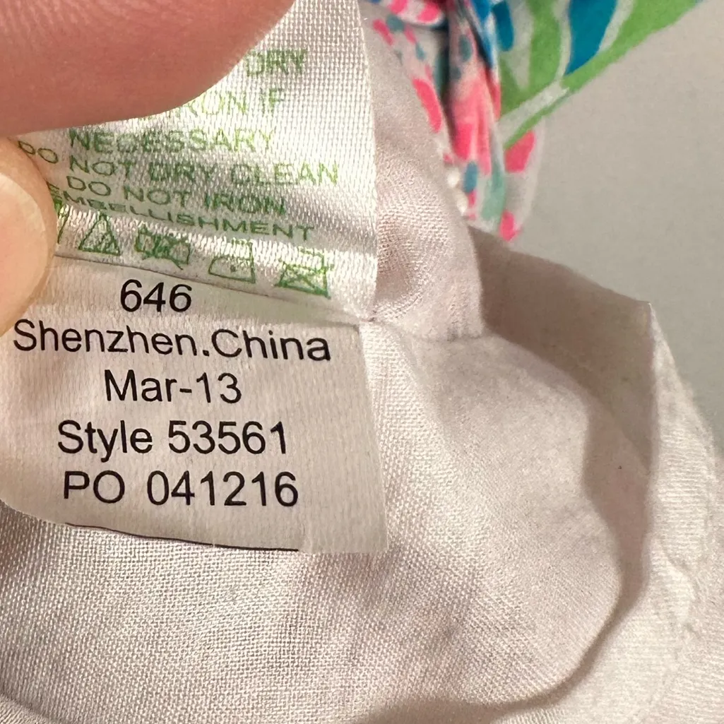 Lilly Pulitzer Delisa Dress Let's Cha Cha Embellished Women’s Sz M - Image 9