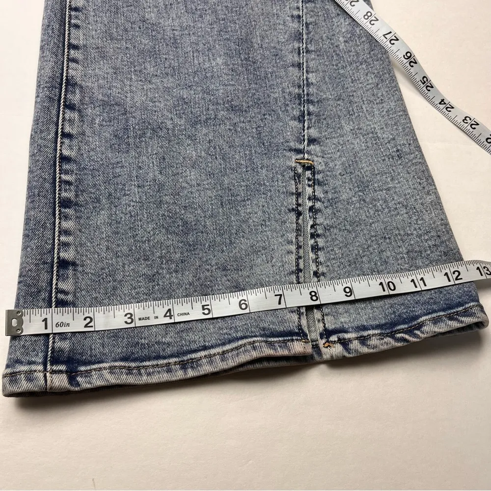 Good American Good Legs Flare Womens Size 24 40 Waist Blue Denim Jeans NEW *FLAW - Image 12