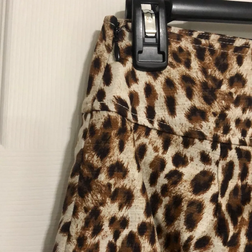 Rachel Roy Collection Leopard Pencil Skirt - Image 3