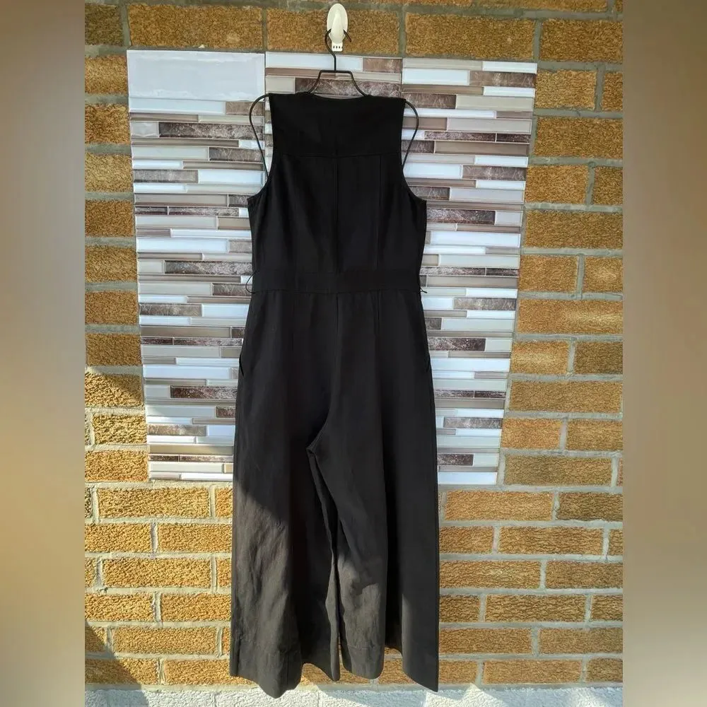 Ulla Johnson Cunningham Black Jumpsuit Zipper Front Sleeveless 4 - Image 9