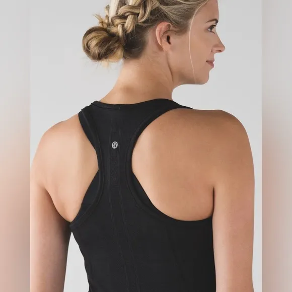 Lululemon Swiftly Tech Racerback in Black / Black women’s size 6 - Image 2