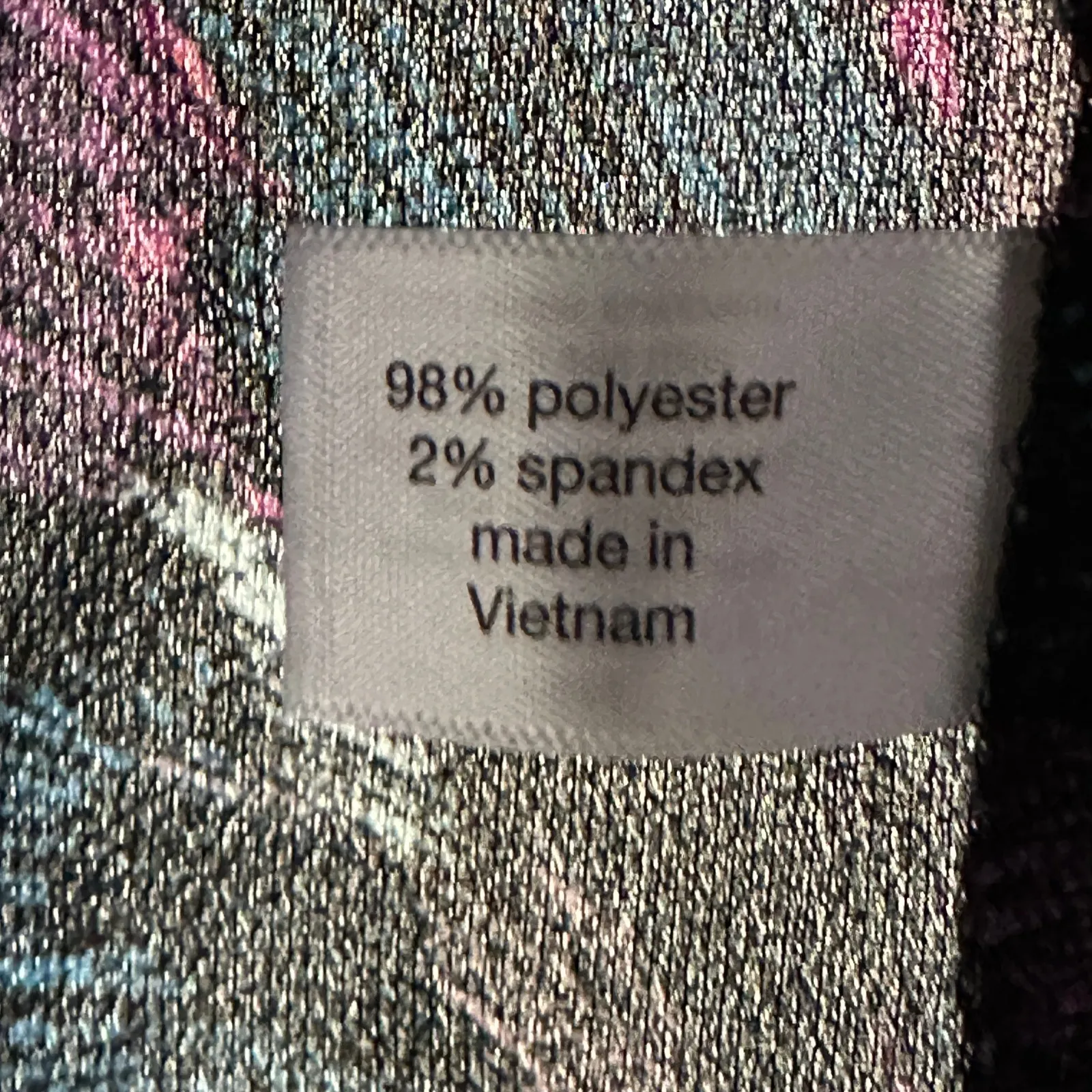 Lane Bryant Blouse Womens 18 Purple Floral Ruffle Peplum V-Neck Boho Whimsigoth - Image 5