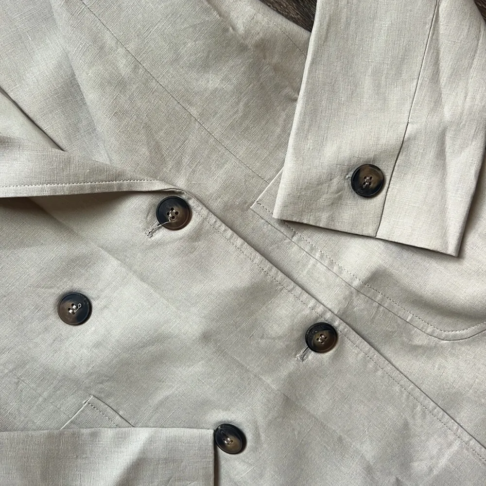 Karen Millen Linen Double Breasted Blazer - Image 2