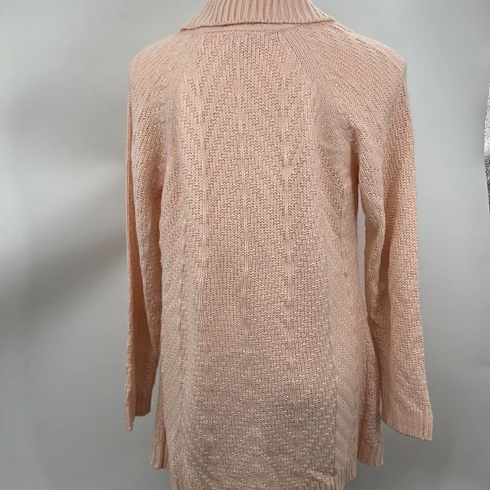 Candie’s peach open large long sleeve sweater - Image 7