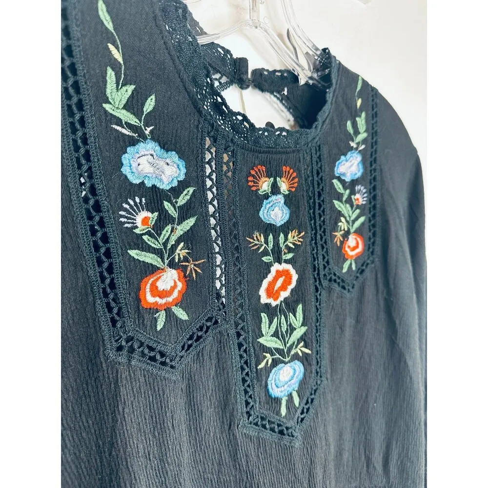 Topshop dress Size 4 NWT Read Embroidery was Sundance pretty boho free people - Image 6