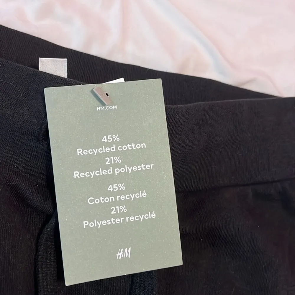 H&M Black Cotton Blend Skirt - Image 2