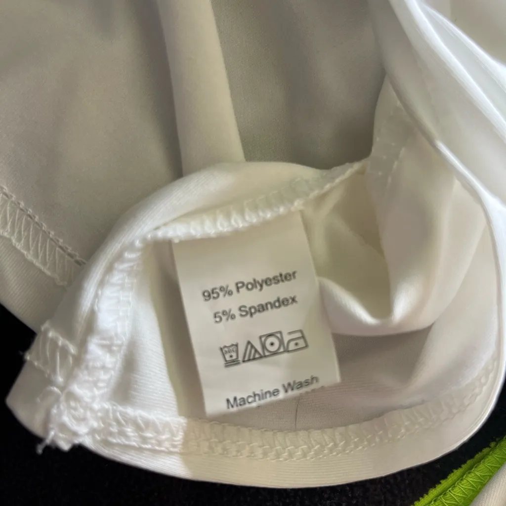 SHEIN White Ruched Long Sleeve Crop top Blouse Wide Neck Sz S T-shirt Y2K - Image 9