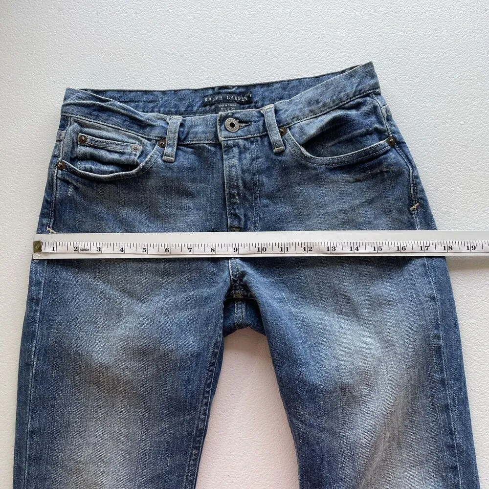 Ralph Lauren Thompson R.L. 650 Denim Skinny Jeans Womens Size 28 Blue Label - Image 9