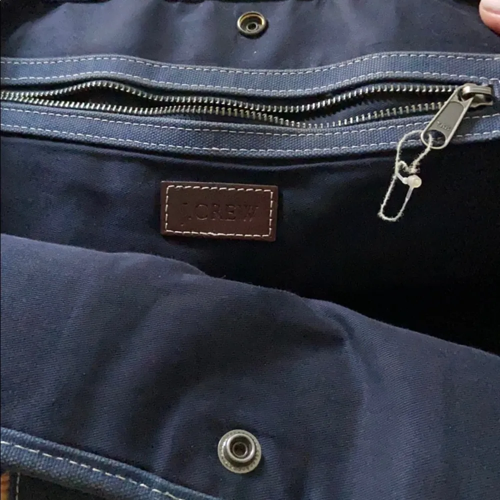 J crew madras plaid tote - Image 4