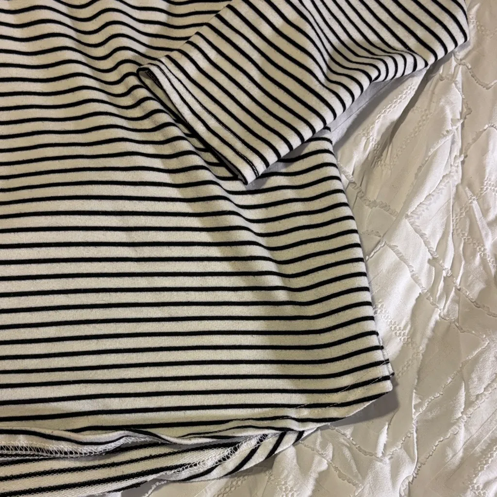 ANDREE BY UNIT Striped Long Sleeve Top with Colorful Embroidery - Image 4