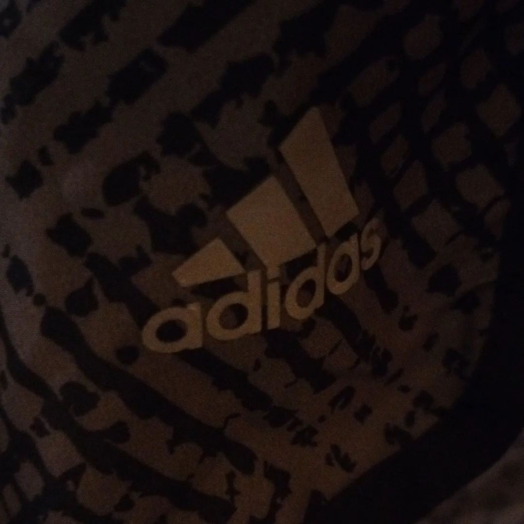 adidas Black and Gray Patterned Women's Athletic Shorts - Image 3