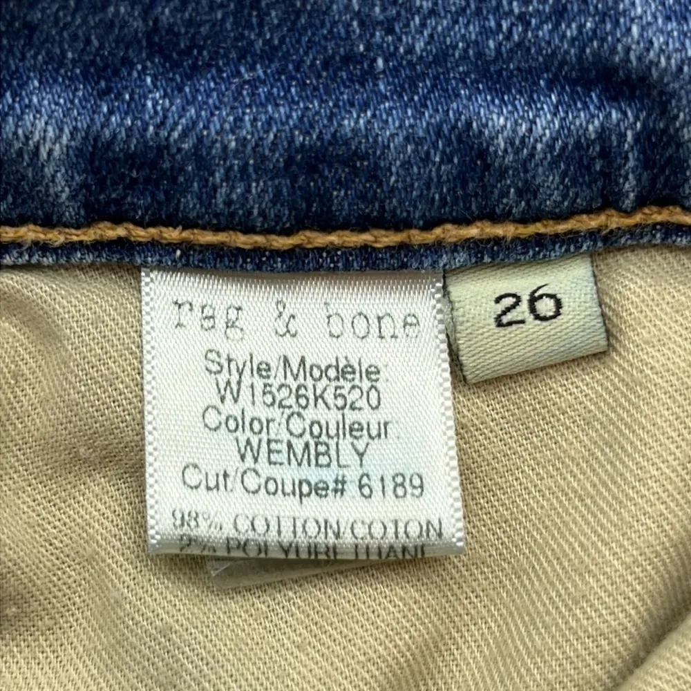 Rag & Bone Jean Modele Capri Mid Rise Size 26 - Image 10