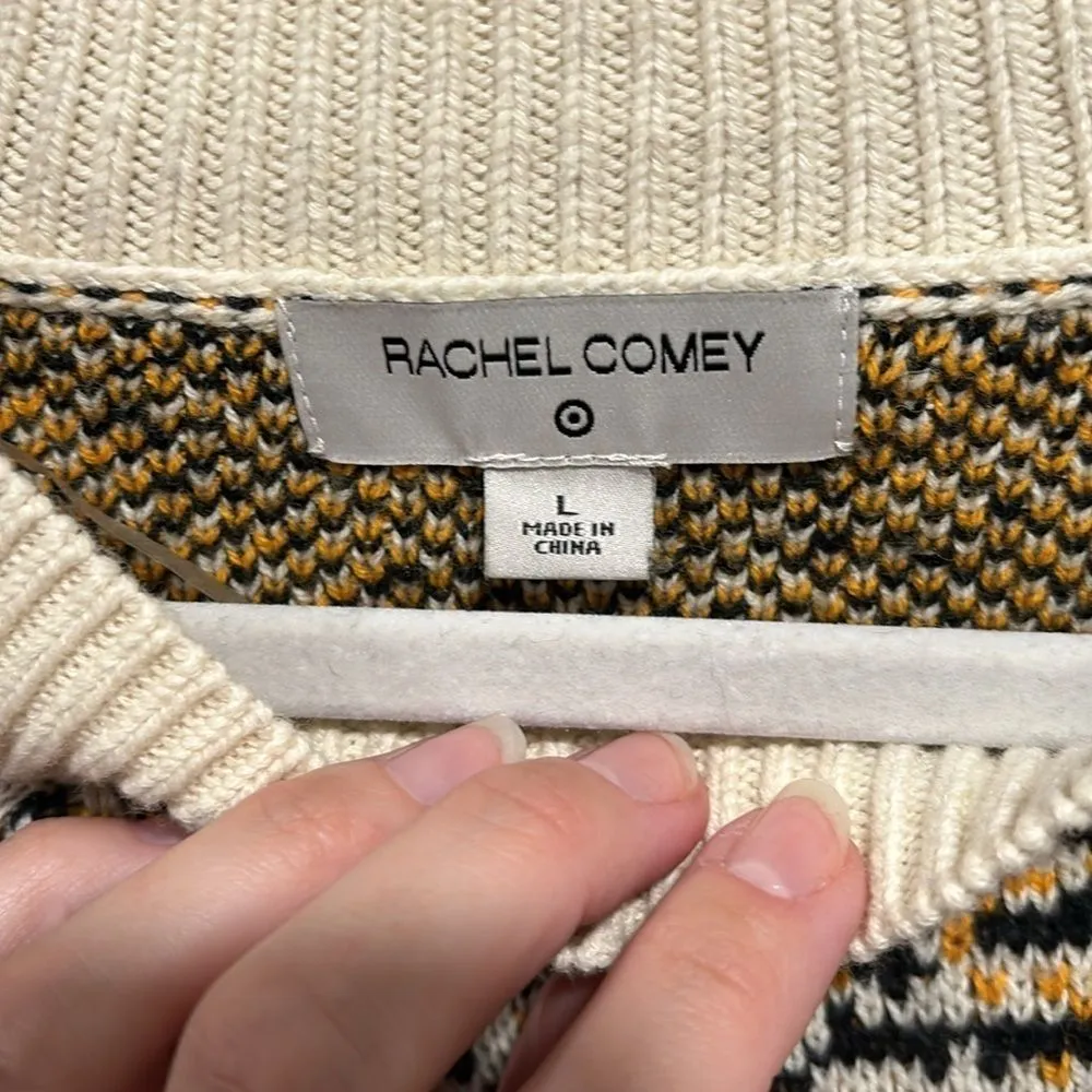 RACHEL COMEY For Target Animal Print Crewneck Pullover Sweater Size Large - Image 2