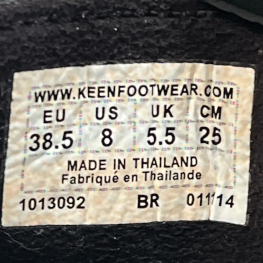 Keen UNEEK Rope Cord Sneaker Black Blue Size 8 - Image 7