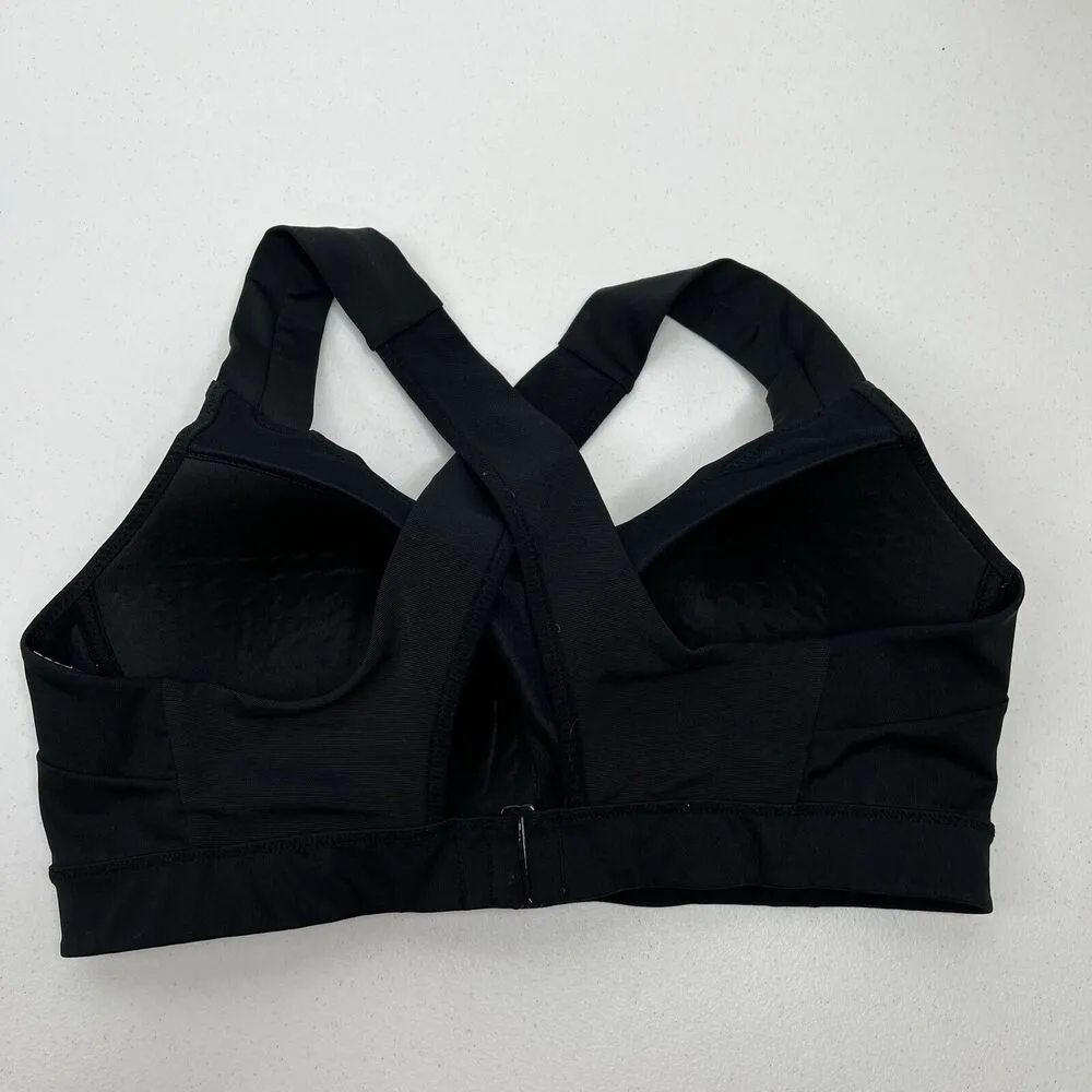 Brooks Women's Size S ? Sports Bra Uplift Crossback Black No Padding Stretch - Image 10