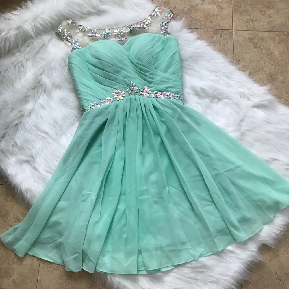 Prom Dress Vnaix illusion embellished jeweled formal dress Taylor swift Eras Tou - Image 2