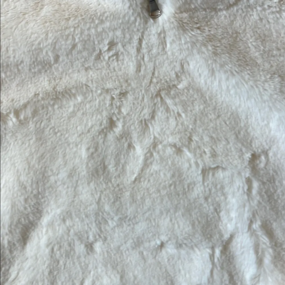 Tiger Mist White Teddy Jacket Plush Fleece Stand-Up Collar - Image 5