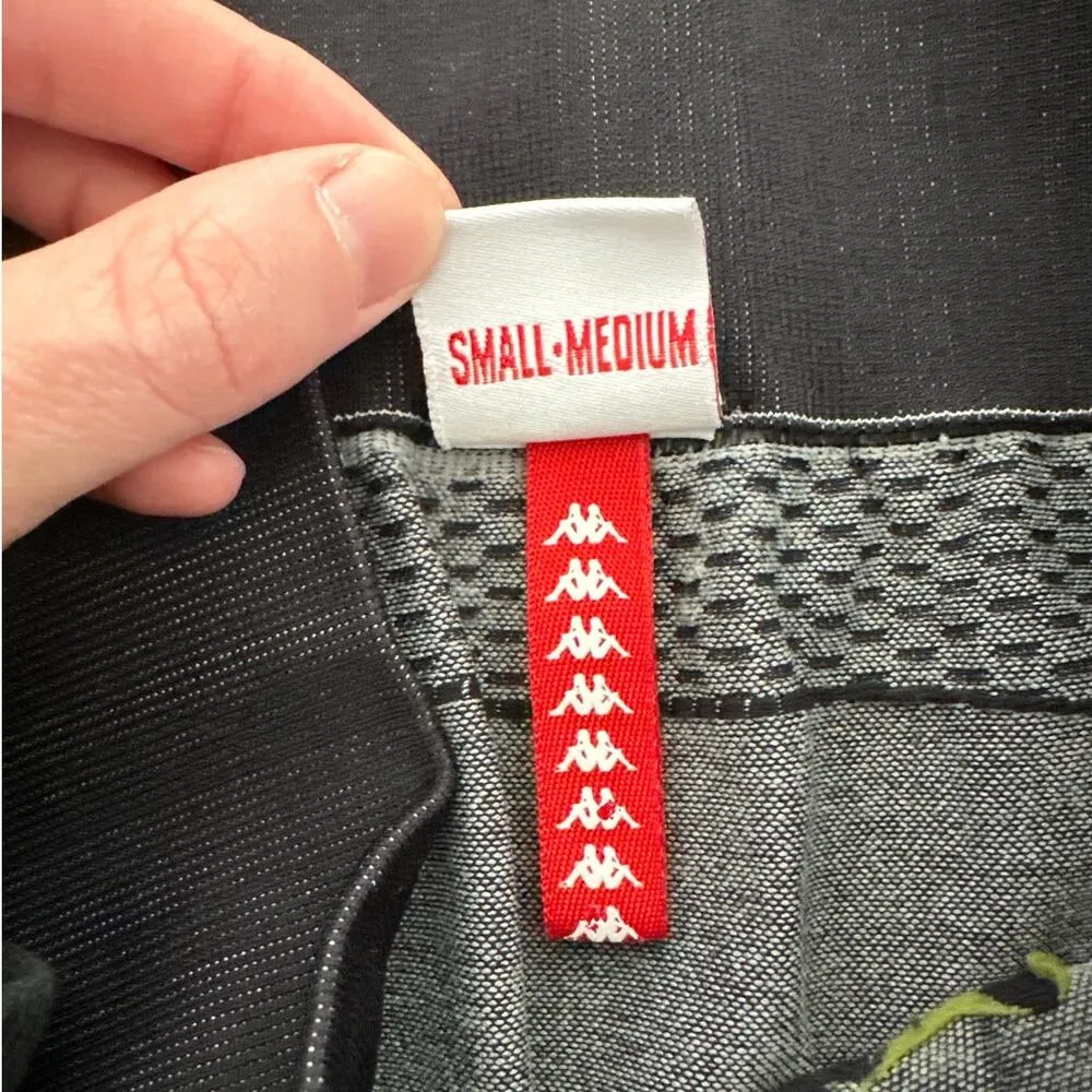 Kappa - High Waist Leggings in Black Gray & Green - Image 3