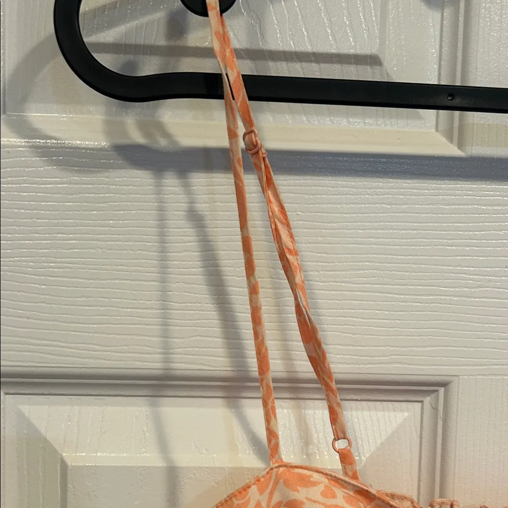 Divided Peach Floral Dress - Image 4