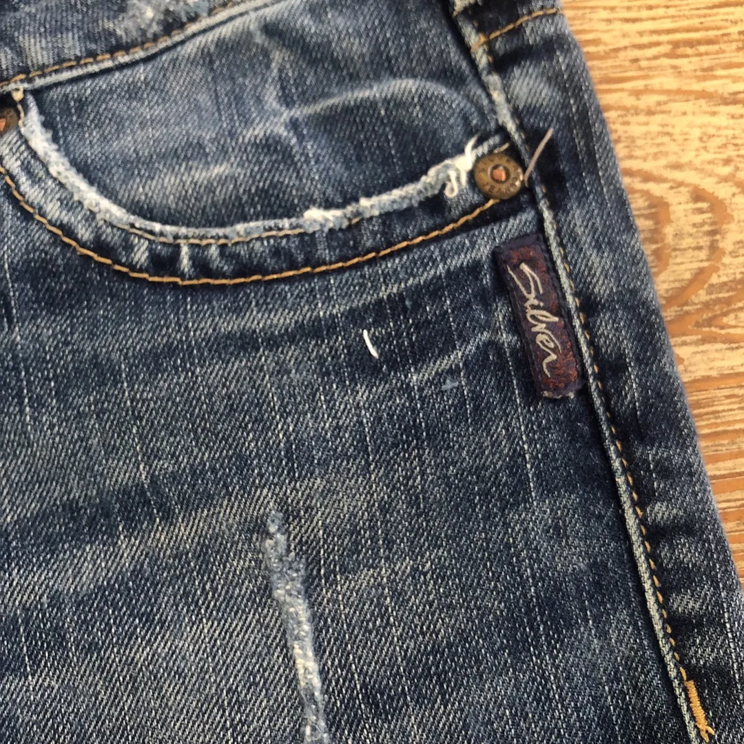 Silver Jeans Shorts - Image 3