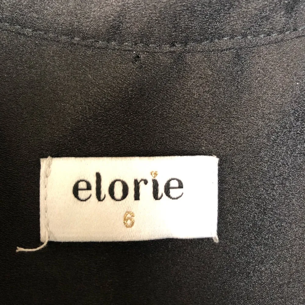 Elorie Button Down Long Sleeve Dress Silk Size 6 - Image 4