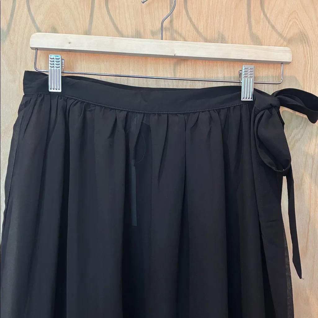 ASOS Swim Sarong Black Sheer Wrap Skirt NWT Size 6 - Image 3