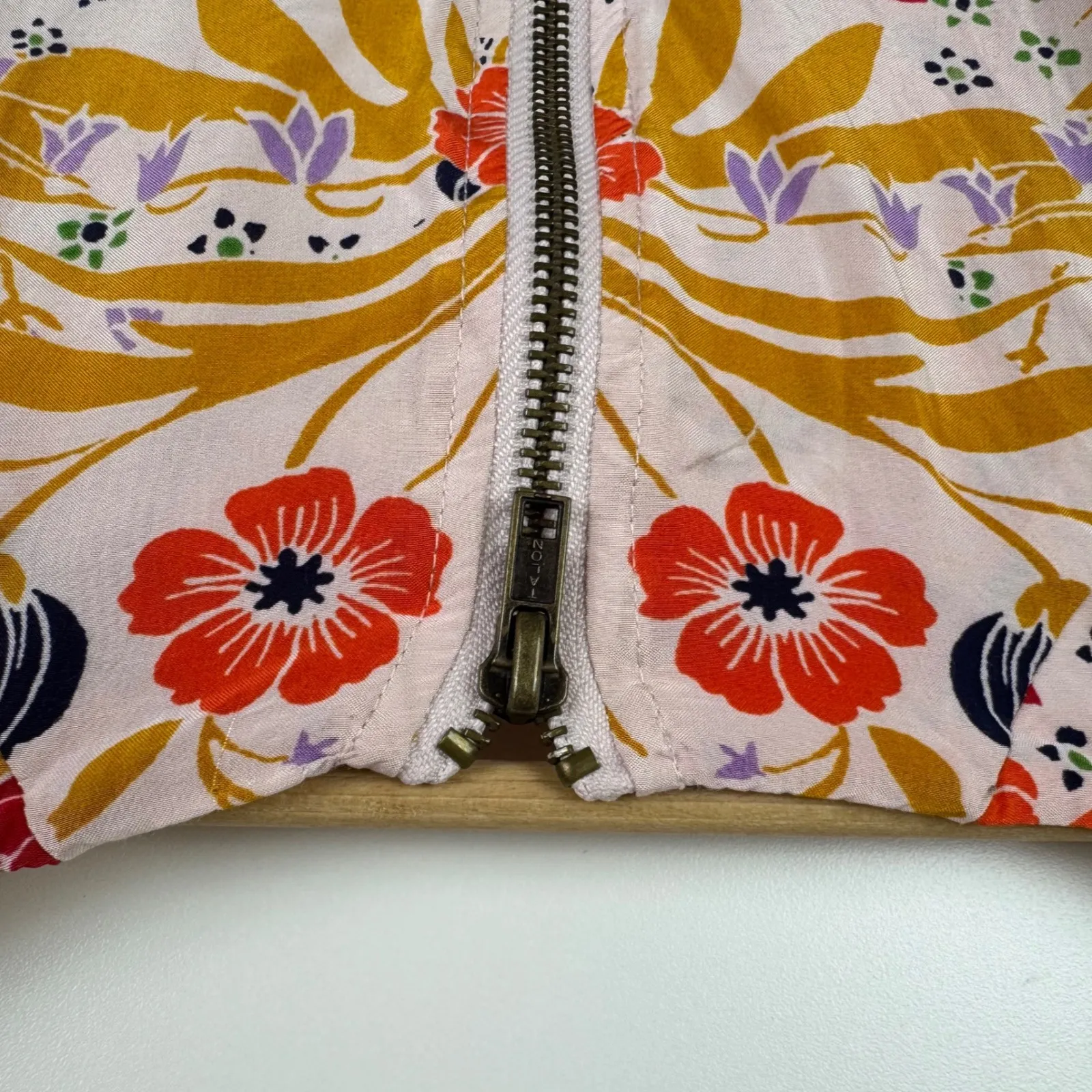 Free People Strawberry Fields Mini Dress Small Floral Boho Cottagecore‎ Festival - Image 4