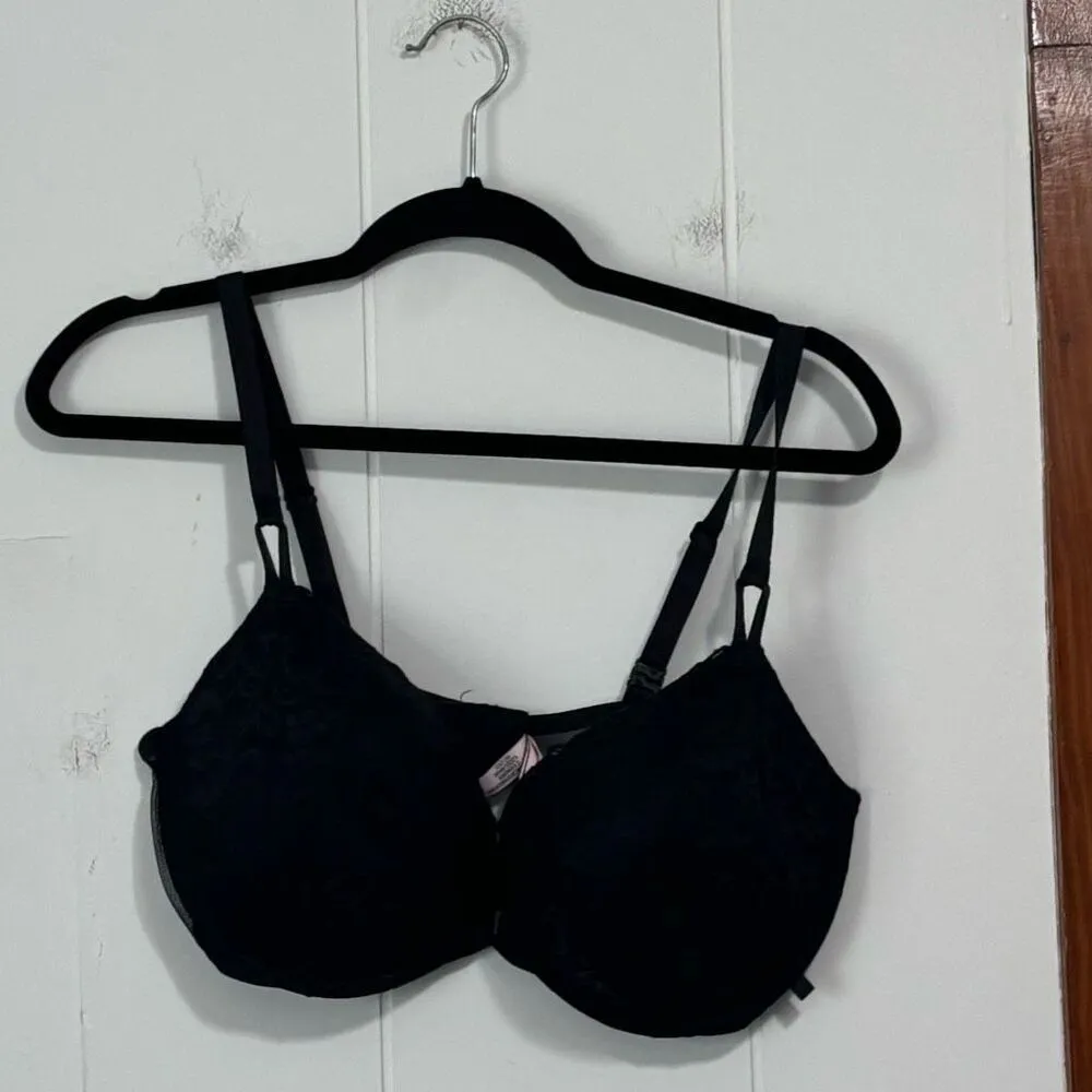 Victoria’s Secret Black Lace‎ Push Up Bra 38DD - Image 2