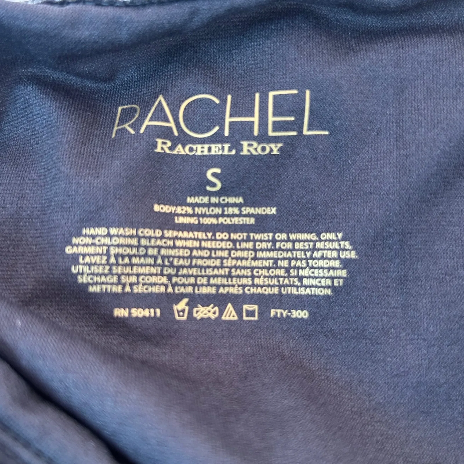 Rachel Roy One Piece Swimsuit Snake Print Halter Neck Women's Size S Black - Image 9