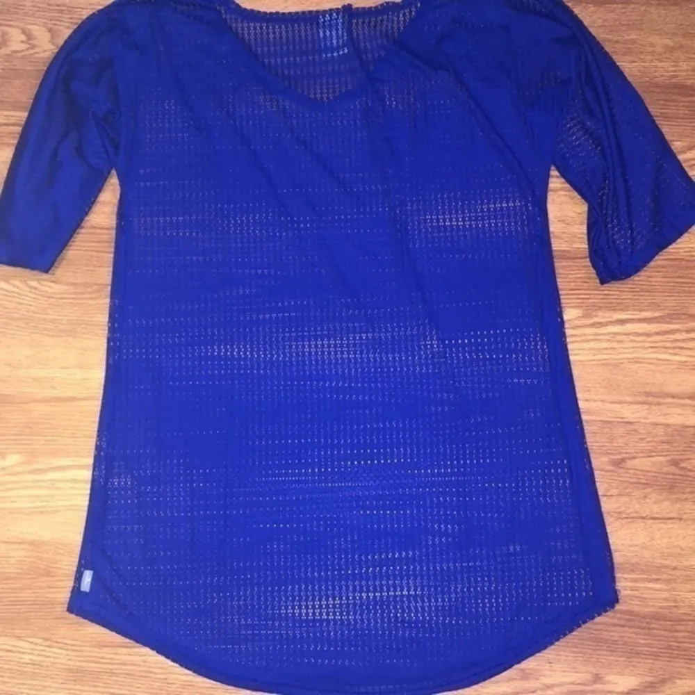 O’Neill Royal Blue Sheer Swimsuit Coverup Bathing Suit Beach XS - Image 4