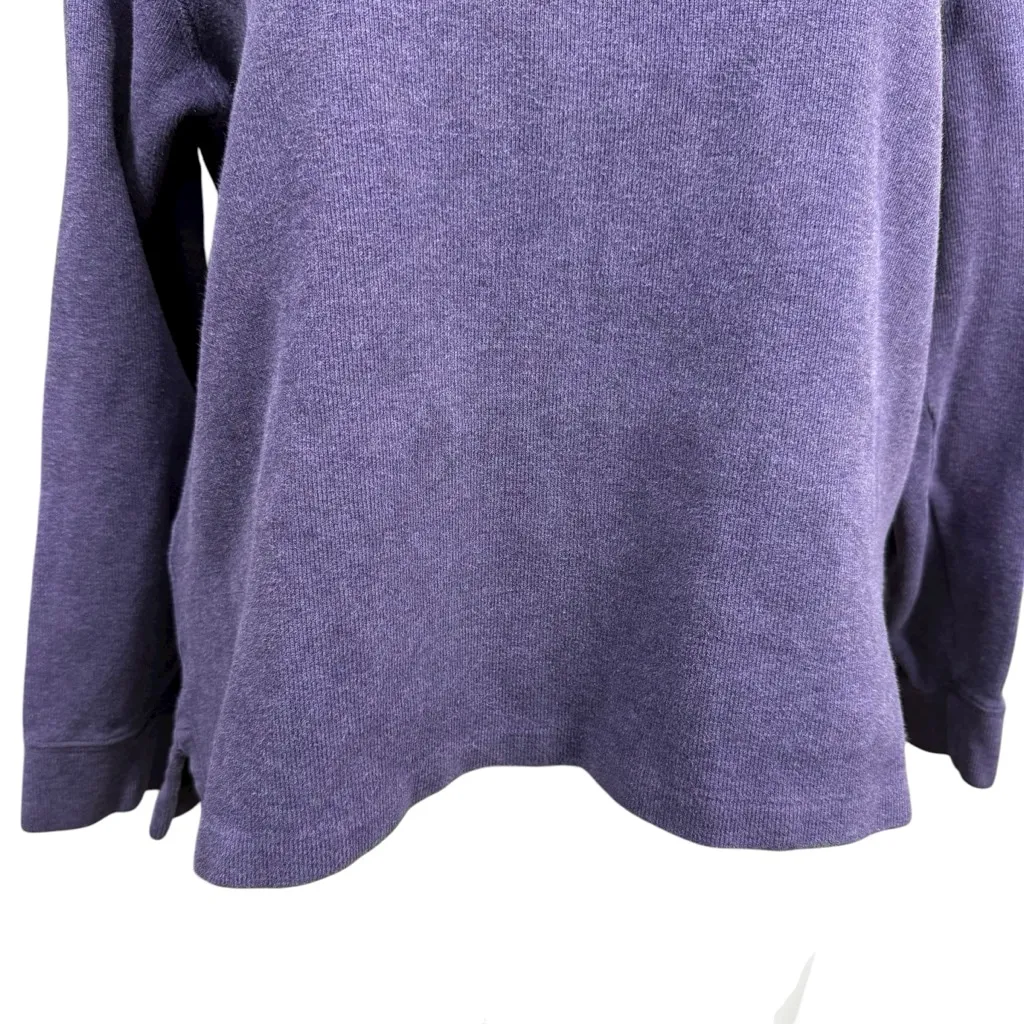 Polo Ralph Lauren Women’s Purple Quarter Zip Sweater Size Large - Image 4
