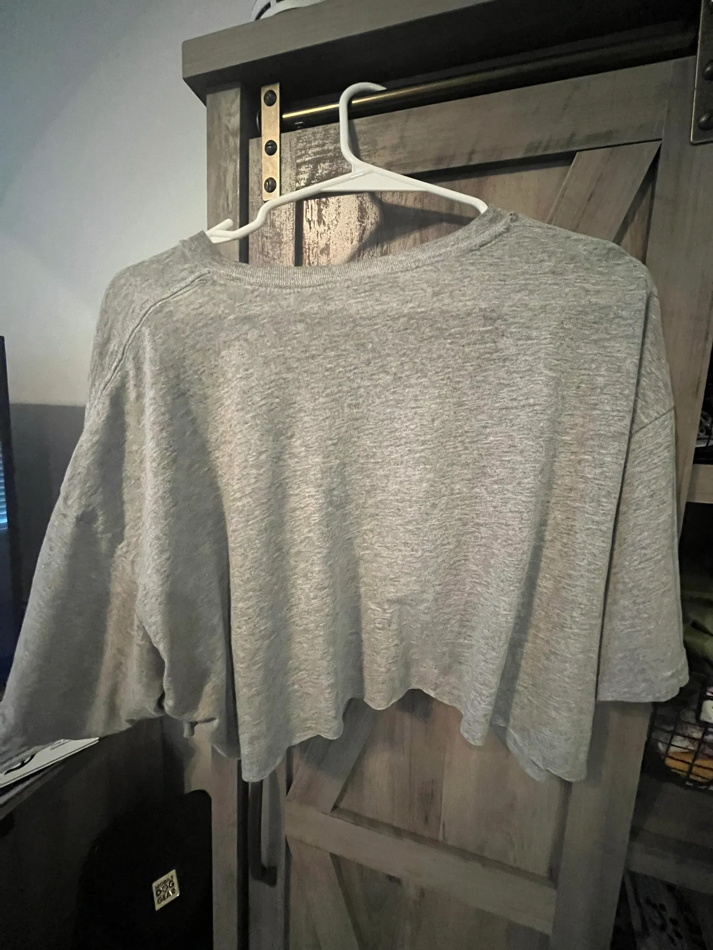 Ohio State Basketball Crop Gray Size XL - Image 3