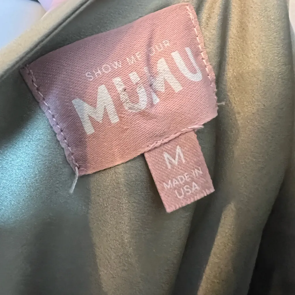 Show Me Your MuMu Jasmine Halter Maxi Dress in Sage - Image 8