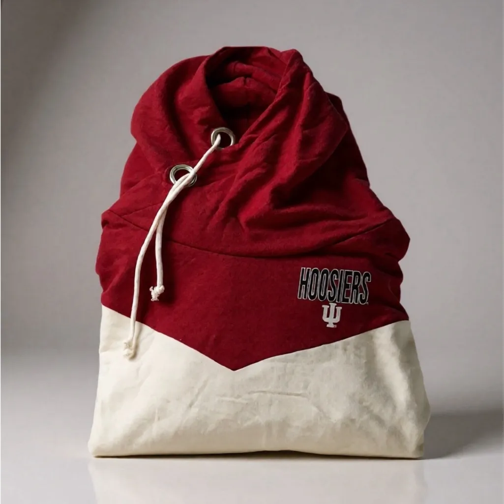 Game day couture Indiana Hoosiers side tie hoodie Size L - Image 3