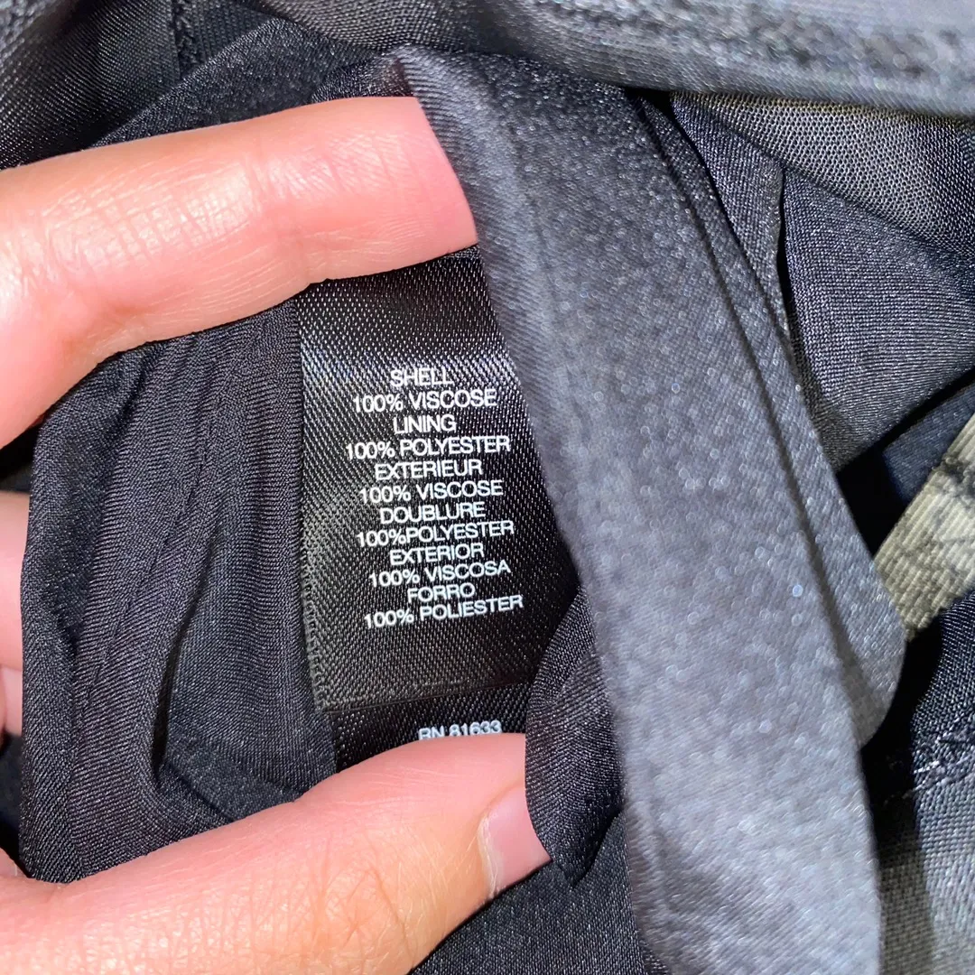 NWT $159  A Line Tiered Black Crew Neck Dress XS - Image 7