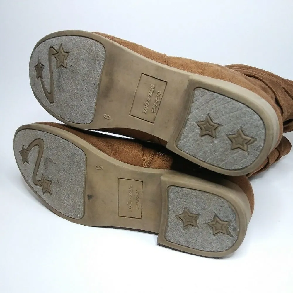 ZOE & ZAC Sz 6 Brown Midi Boots - Image 8