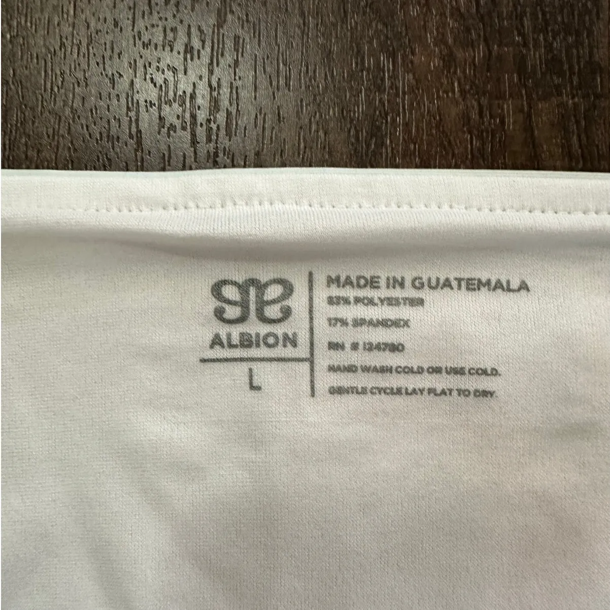 Albion Fit Sea Glass Ruched High-Waisted Bottoms Size Large - Image 3