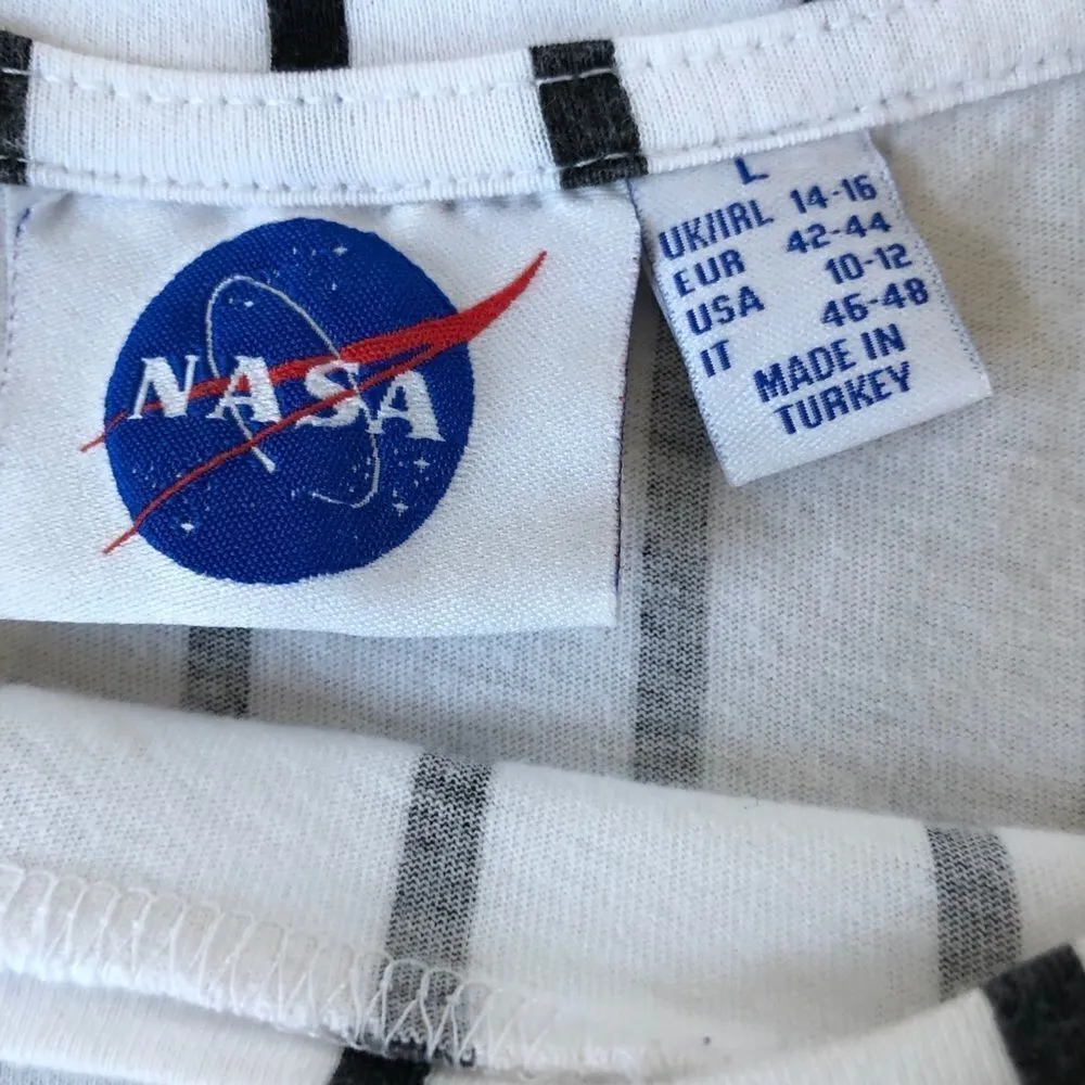 Primary NASA Cropped Stripe TShirt L 10 12 - Image 7