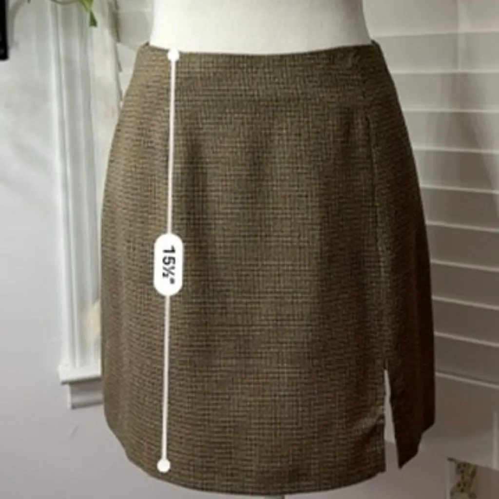 Vintage Plaid Skirt - Image 5