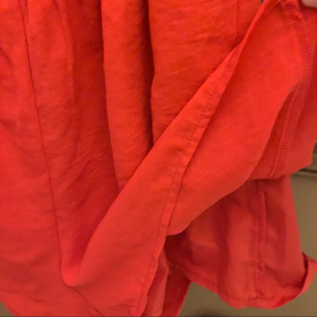 Jack by‎ BB Dakota Showstopper Off Shoulder Ruffle Romper Red XS - Image 6