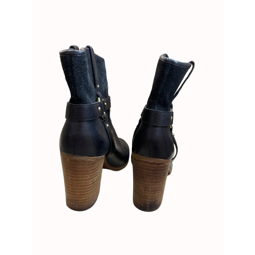 Ralph Lauren Lauren women’s black leather ankle boots 6B SKU 5421 Size undefined - Image 4