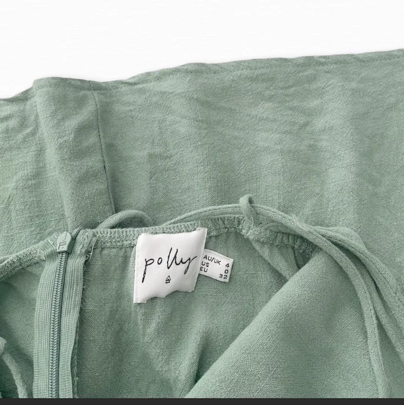 Sage Green Dress - Image 6