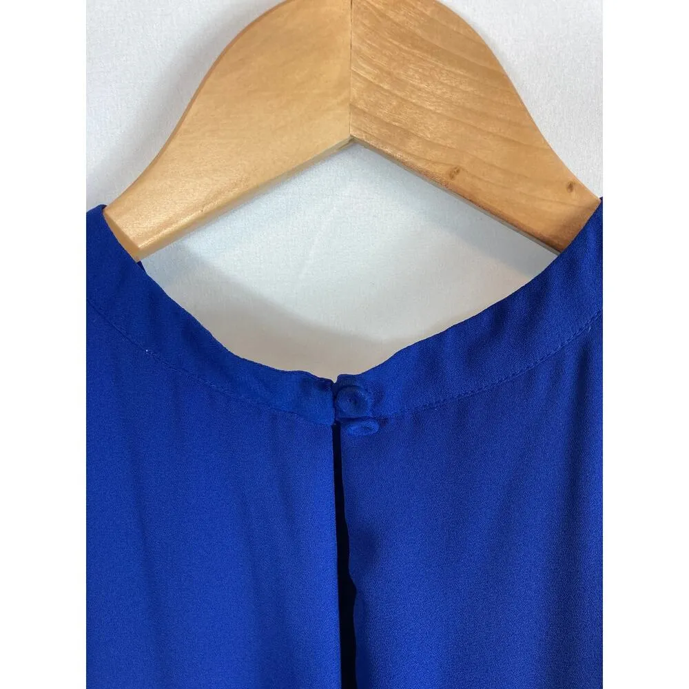 DR2 Royal Blue Pleated Back Sleeveless dress size medium - Image 6