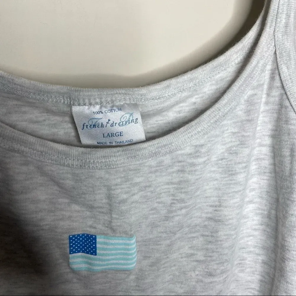 American Flag | Blue grey Tank top‎ Size L - Image 4