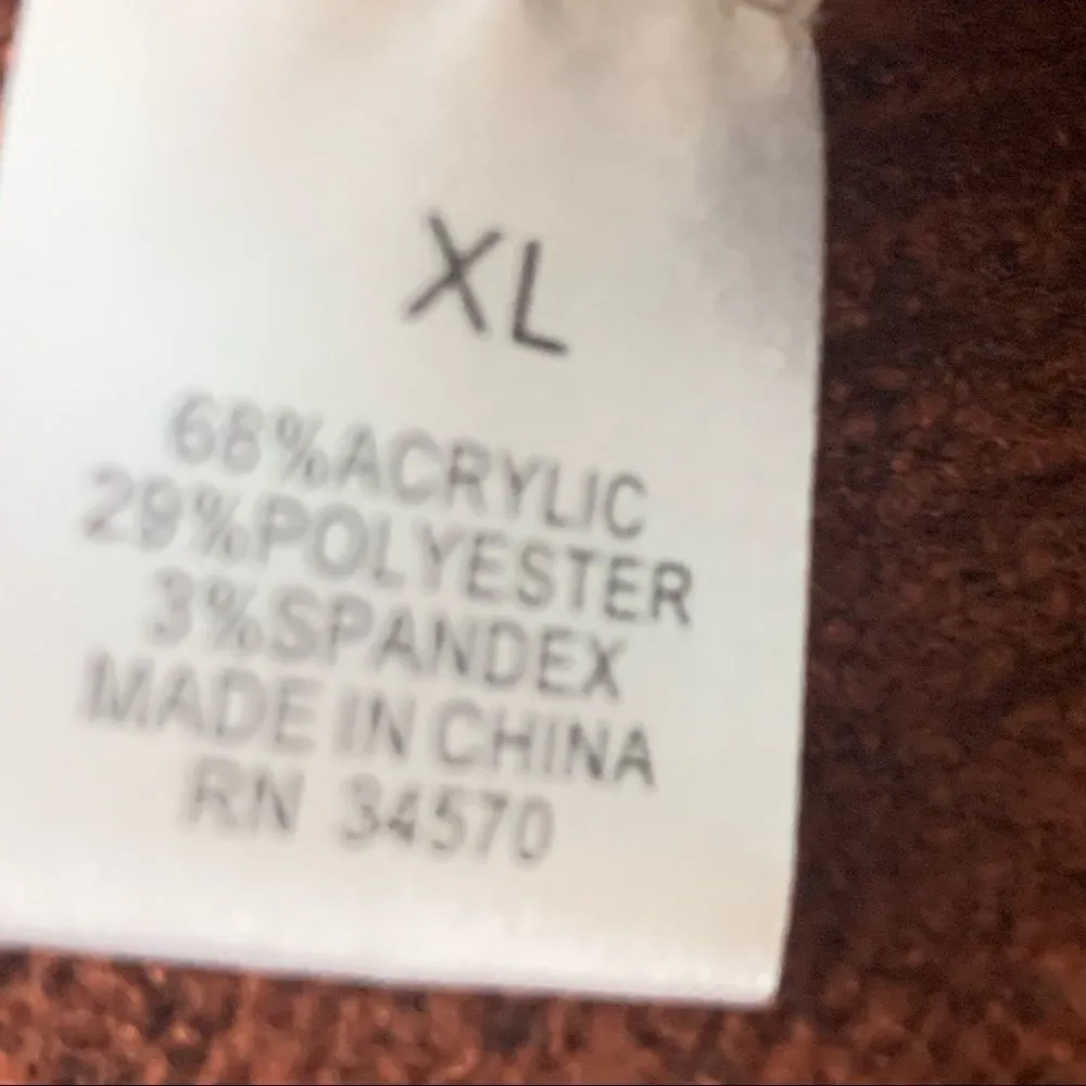 Jason Maxwell plush long line sweater in spice - Image 6