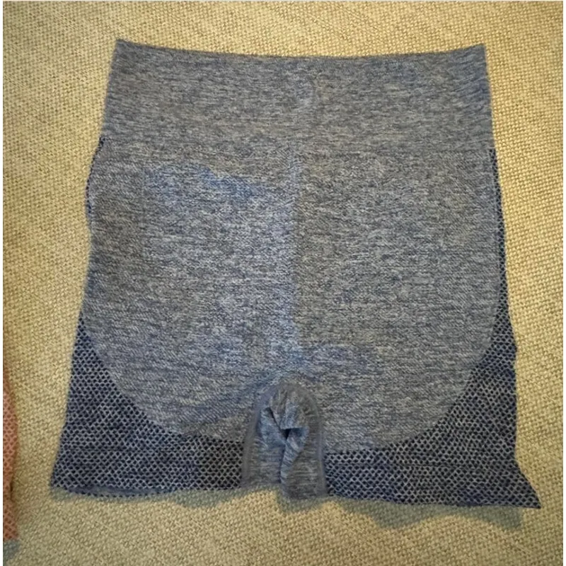 Spandex Seamless High Waisted Shorts SET OF 4 Pairs Large Black - Image 4