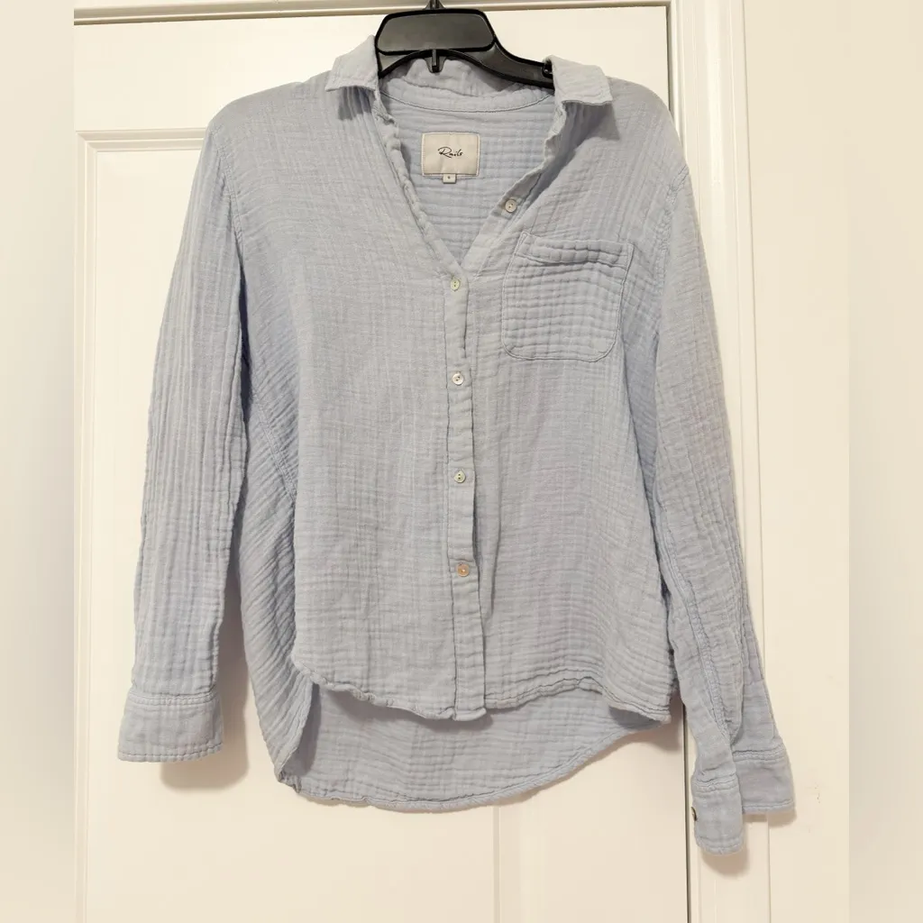 Rails Ellis Buttondown Shirt in Bluebell - Image 5