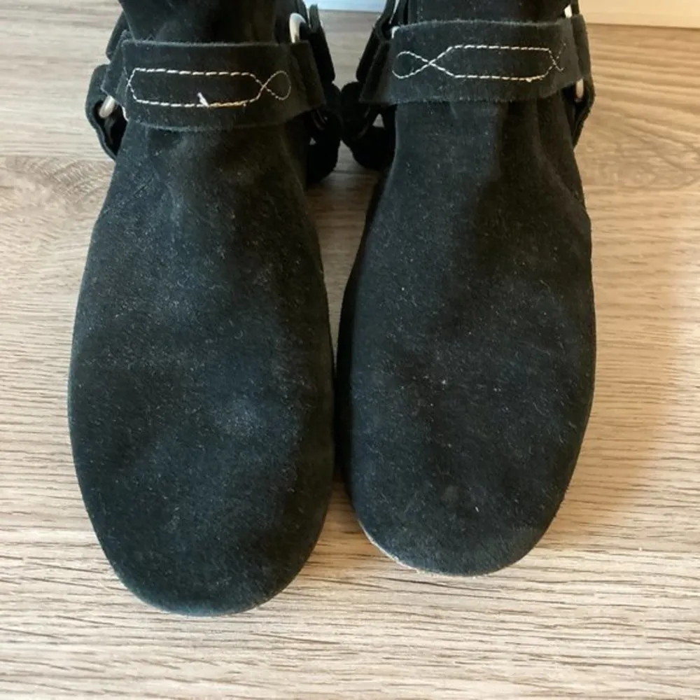 Isabel Marant Etoile Ralph Gaucho Black Suede Ankle Boots Size EU 37 - Image 6