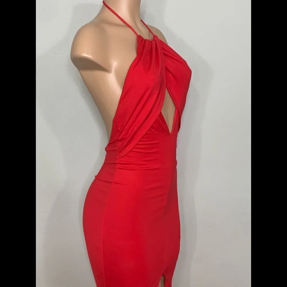 NWT LOVERS + FRIENDS Rosa Gown in Red Rose, Size S - Image 7