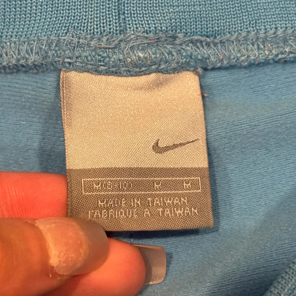 Vintage Nike Light Blue Athletic Pants Straight Leg Size Medium - Image 6